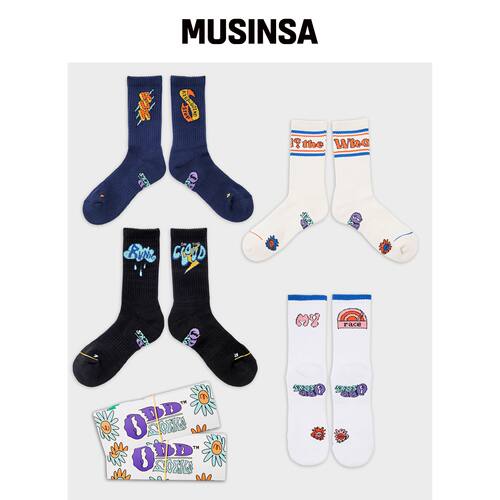 ODDSOCKS [2PACK] COOLMAX跑步短袜B 4种任选2 -韩国官网直邮进口