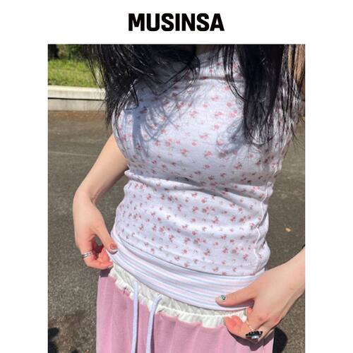 ESCAPEFROM DUSTY FLOWER DOT 全印花褶皱molded韩国官网直邮进口