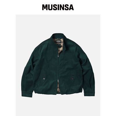 FRIZMWORKS 灯芯绒哈灵顿夹克 _ 深绿色 MUSINSA韩国直邮官方正品