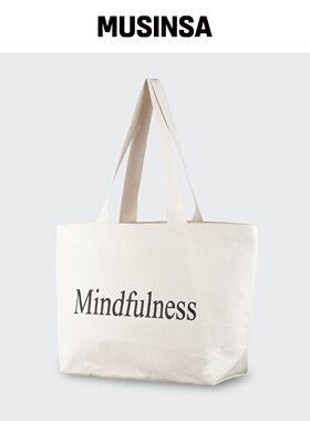 LONDON GROCERY MARKET Mindfulness 帆布手提袋韩国官网直邮进口