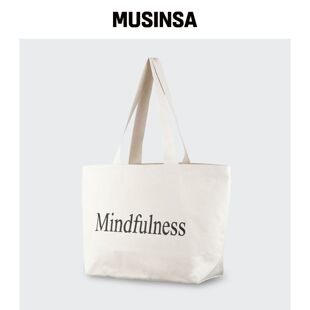 LONDON GROCERY MARKET Mindfulness 帆布手提袋韩国官网直邮进口