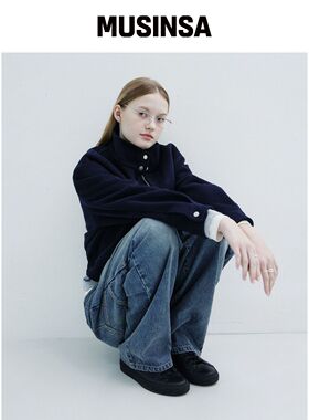 KIIMUIR (女款) 羊毛感高领外套_2COLOR韩国官网直邮进口MUSINSA