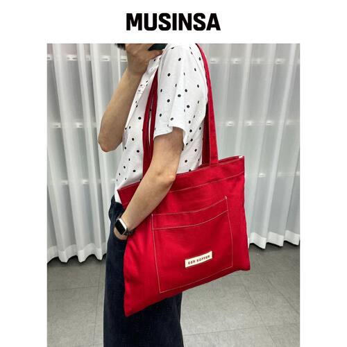 DER KOFFER SHOPPER POCKET BAG [RED]韩国官网直邮进口MUSINSA