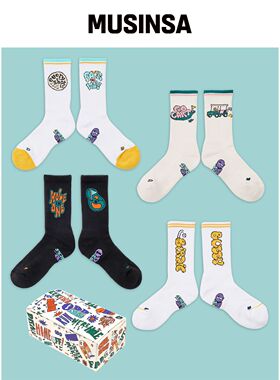 ODDSOCKS [礼品套装] Coolmax 高尔夫圆领袜B 4韩国官网直邮进口