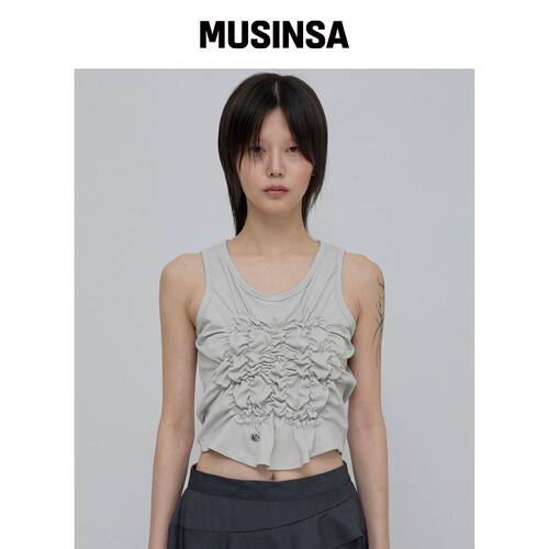 FLAREUP 云朵无袖上衣 (FL-164_Gray) MUSINSA韩国官网直邮进口