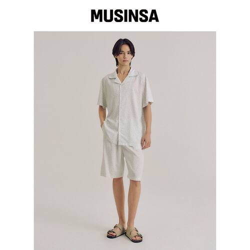 ORCITE 男士 H021 REFEEL 短袖居家服套装 MUSIN韩国官网直邮进口