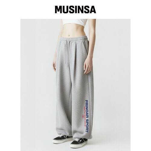 PRINOAR 运动绳带单褶宽松裤 - 混色 MUSINSA韩国直邮官方正品