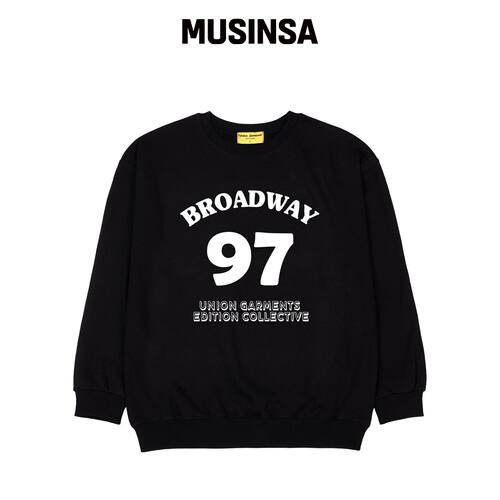 UNION GARMENTS 97 BROADWAY 毛圈布宽松版型运T韩国官网直邮进口