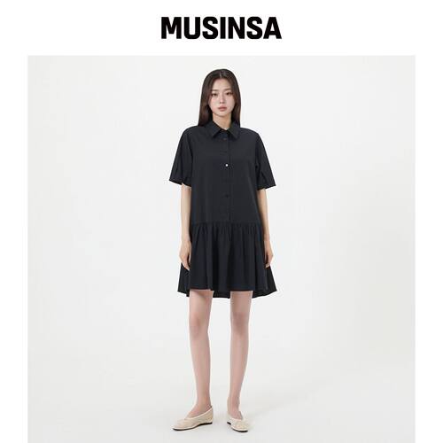 LAP 短袖衬衫迷你连衣裙 AS2WOS65韩国官网直邮进口MUSINSA