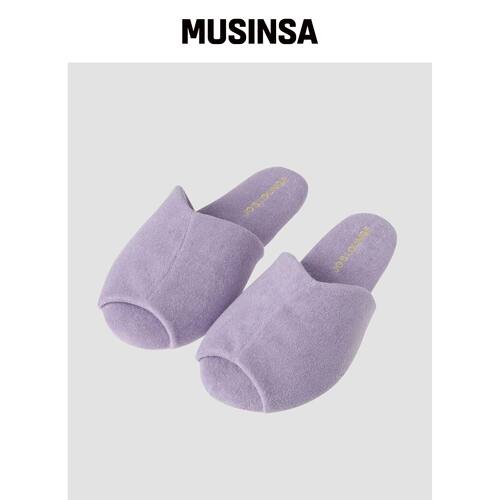 JO'S LOUNGE 紫罗兰色开口拖鞋 02 MUSINSA韩国直邮官方正品