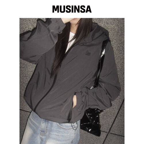 CHICKS 日常风衣 深灰色 MUSINSA韩国直邮官方正品