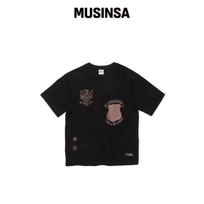 FREEMARIO Eagle Heraldry T恤 [黑色] MUSINSA韩国官网直邮进口