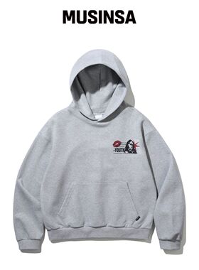 URBANSTOFF 红色信号短款连帽卫衣（灰色）韩国官网直邮进口