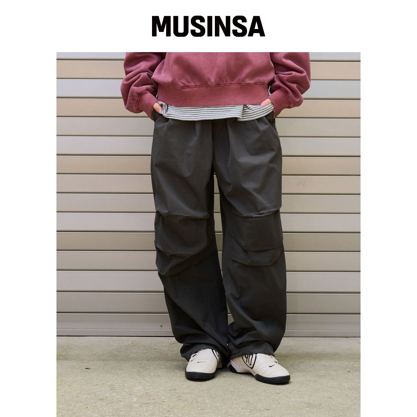 DESIRED 降落伞蓬蓬裤-FESK2202B0L MUSINSA韩国官网直邮进口