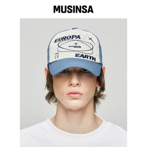 SSY EUROPA 5面板帽 蓝色 MUSINSA韩国官网直邮进口