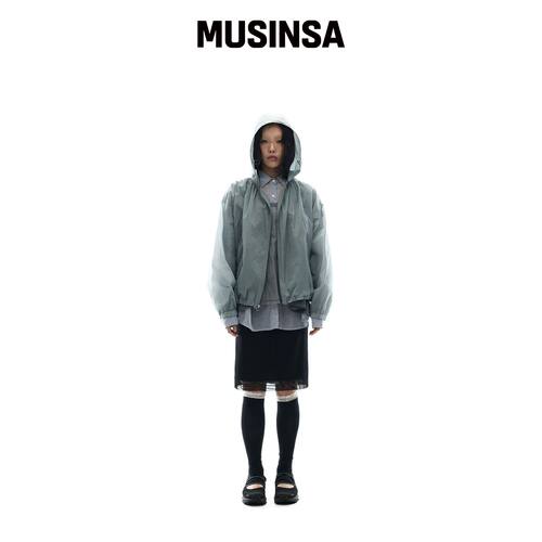 OJOS 轻便风衣外套 / 炭灰色 MUSINSA韩国官网直邮进口