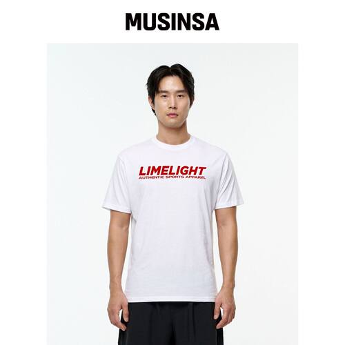 LIMELIGHT APPAREL LIME LIGHT T恤（白色/红色韩国官网直邮进口