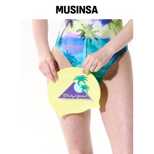 DELIGHTPOOL Sunfade 热能游泳帽 - 黄色 MUSINS韩国官网直邮进口