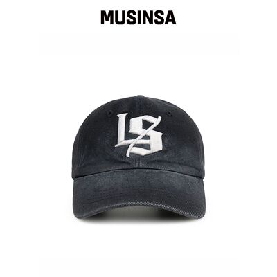 LEVASSE 哥特风格洗水球帽_黑色 MUSINSA韩国官网直邮进口