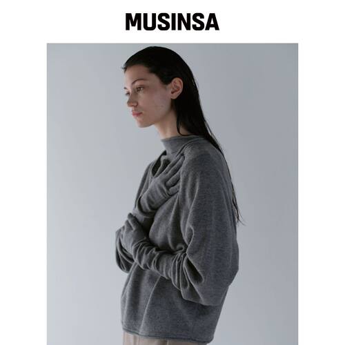 OPHEDEN Serene 羊毛长款手套（混灰色） MUSINS韩国官网直邮进口