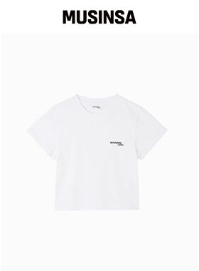 MOONSUN M.C Logo 婴儿T恤 / 白色韩国官网直邮进口