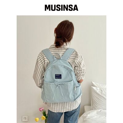 OFFLIN 蓝色绳带背包 MUSINSA韩国官网直邮进口