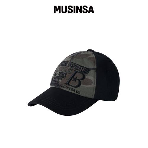 BAUF B LOGO 棒球帽 [迷彩黑] MUSINSA韩国直邮官方正品