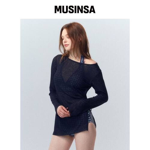 CORALIQUE 空气护发素圈皱罩衫婴儿色 MUSINSA韩国官网直邮进口