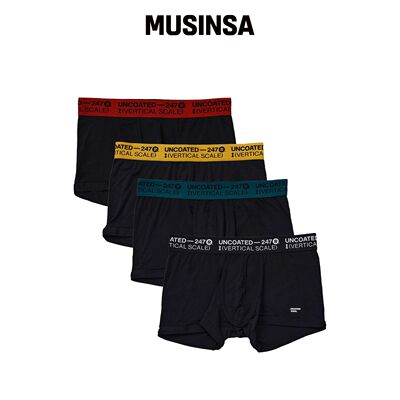UNCOATED 247 [4PACK] MANS 莫代尔内裤 MUSINSA韩国官网直邮进口