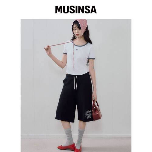 CORALIQUE SOPH. 精华百慕大短裤VLACK MUSINSA韩国官网直邮进口
