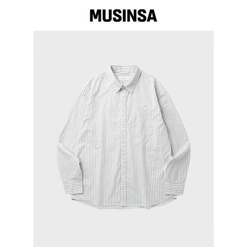 UNION BLUE THAMES 条纹衬衫 MUSINSA韩国官网直邮进口