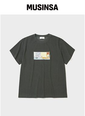 SHIRTER TJS CHASER T恤（灰色）韩国官网直邮进口MUSINSA