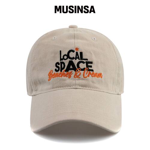 BEACHESANDCREAM LOCAL SPACE 棉质棒球帽 - 浅韩国官网直邮进口