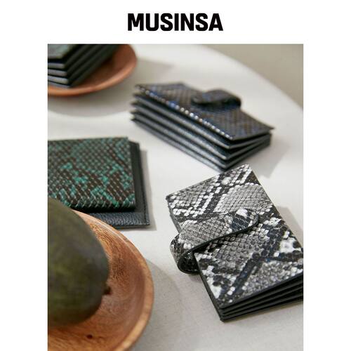 CHRISTINE PROJECT ACCORDION CARD WALLET（3种韩国官网直邮进口