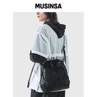 MATHEMATIK SOLON N23 斜挎包 黑色 MUSINSA韩国直邮官方正品