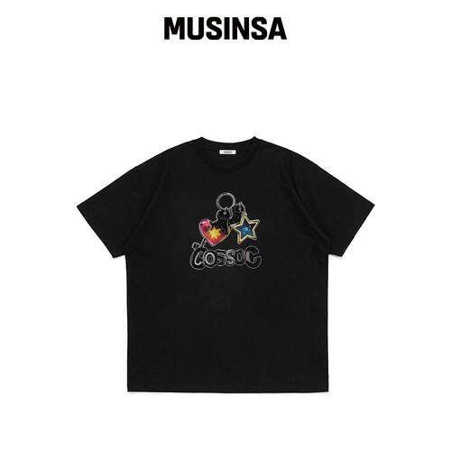 COSO COSO背带裤T恤 (黑色) MUSINSA韩国官网直邮进口