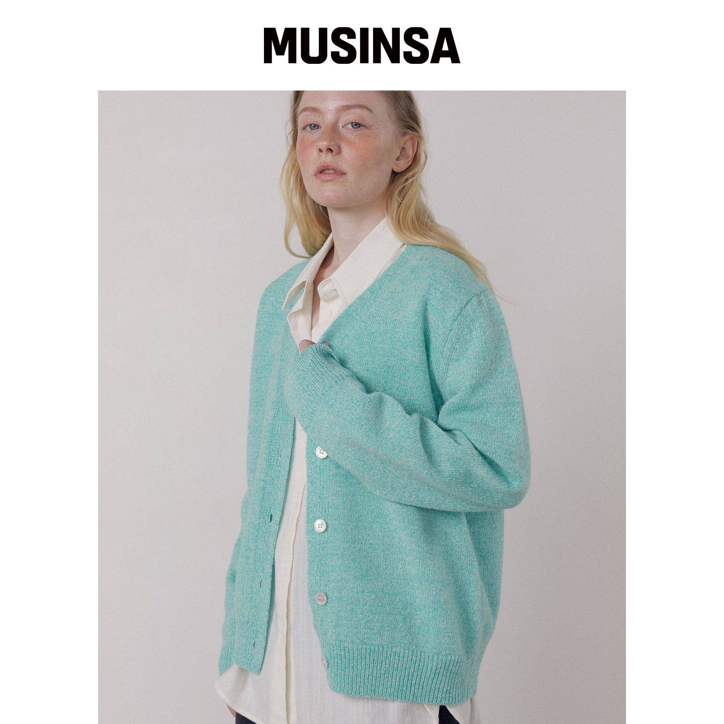 FRITUR Zest Cardigan 水绿色_F261KN01韩国官网直邮进口MUSINSA