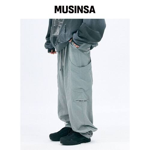 SCHISM INDUCING MASTER PANTS VER2，灰色 MUSI韩国官网直邮进口