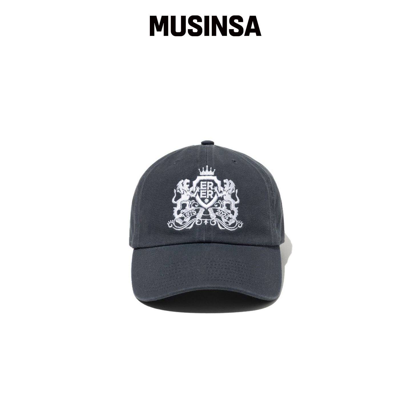 ERER ERER ICONIC刺绣帽子 海军蓝 MUSINSA韩国官网直邮进口