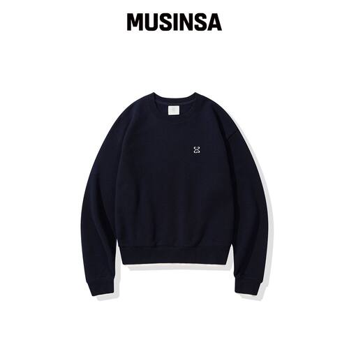 CGP (女款) 层叠卫衣_深海军蓝 MUSINSA韩国直邮官方正品