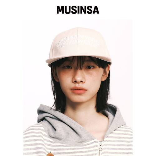 THEMUSEUMVISITOR PONY 刺绣棒球帽（粉色） MUS韩国官网直邮进口