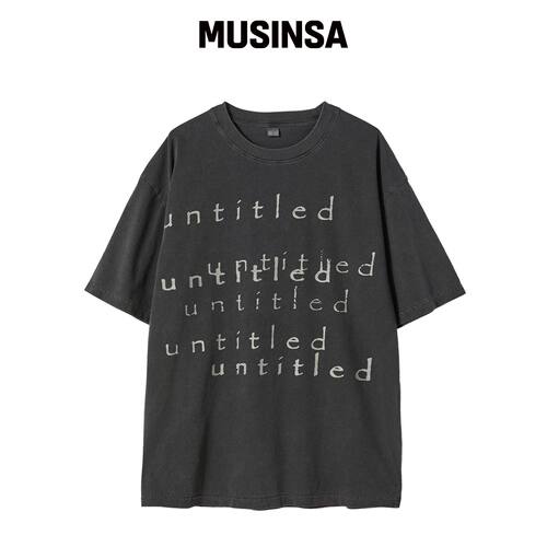 UNTITLED SEOUL UNTITLED 层叠 logo 水洗 短袖 韩国官网直邮进口