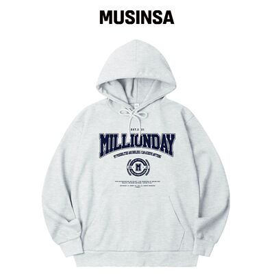 MILLION DAY Achieve 特殊面料连帽卫衣韩国官网直邮进口MUSINSA