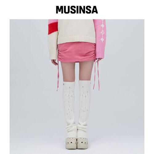 LALAFOX 粉色迷你裙 BP3WS003 MUSINSA韩国直邮官方正品