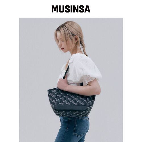 ROSA.K 抓绒卡文具托特包 MM_JB韩国官网直邮进口