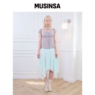 BELLIALEU PARIS 衬衫 灰色 MUSINSA韩国官网直邮进口