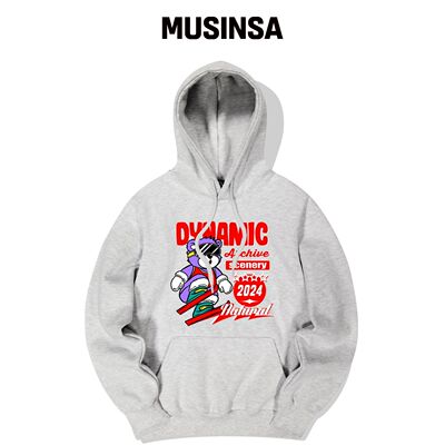 TRIPSHION SKI PLAYER BEAR GRAPHIC HOODIE - W韩国官网直邮进口