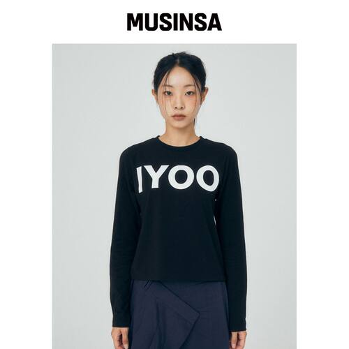 MIYHOO MIXING LONG SLEEVE ( BLACK )韩国官网直邮进口MUSINSA