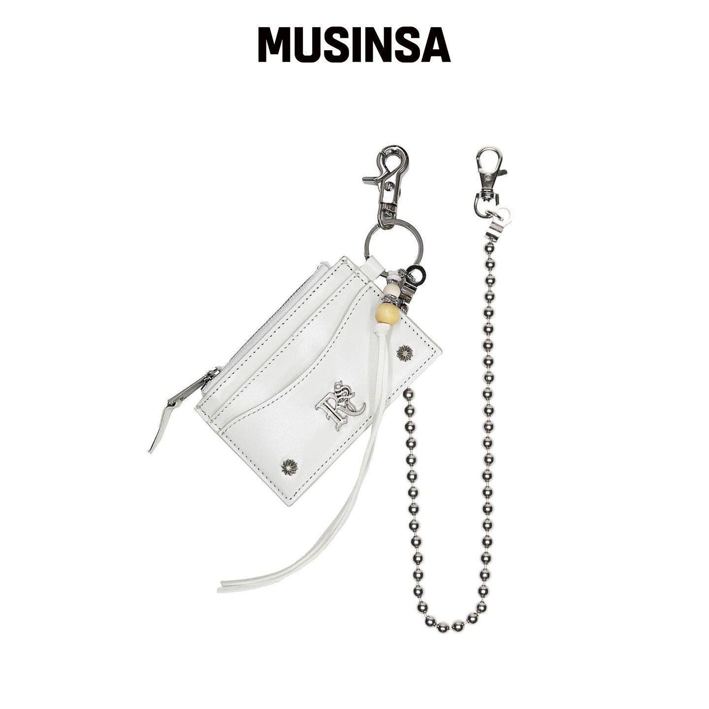 RSSC 铆钉钥匙链卡包 - 白色 MUSINSA韩国官网直邮进口