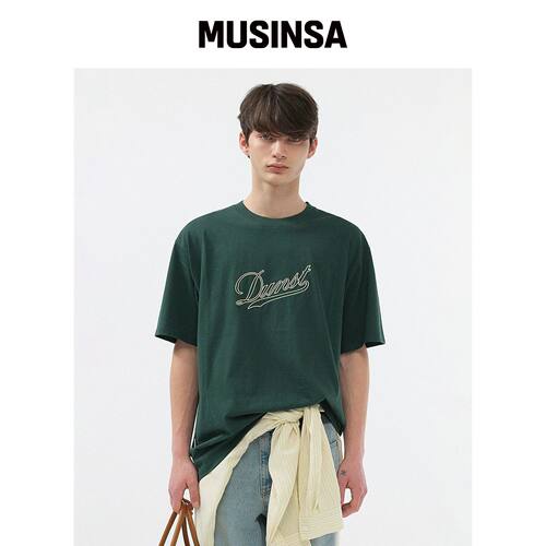 DUNST FOR MEN CHAIN LOGO T恤_UNISEX_UDTS5B13韩国官网直邮进口